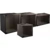 EFB Elektronik BASIC wandbehuizing netwerkkast 12U 19 inch zwart RAL 9005 600x450x635 mm WGB-1912TS.60