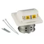 EFB Elektronik FTTH inbouwuitlaat, 2x LC duplex OS2 adapter, singlemode, wit