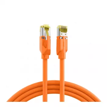 EFB RJ45 patchkabel Cat.6A S/FTP LSZH Draka UC900 TM31 oranje 0,25m