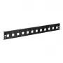 EFB frontplaat 12xE2000 duplex, E2000 compact (RDM) rechte versie zwart