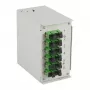 EFB DIN-rail box OS2 G652D 12xSC/APC pigtail offset 6x SC/APC duplex koppeling