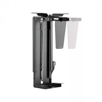 LogiLink EO0030 draaibare pc-houder onder het bureau met snelkoppeling, zwart, max. 10 kg