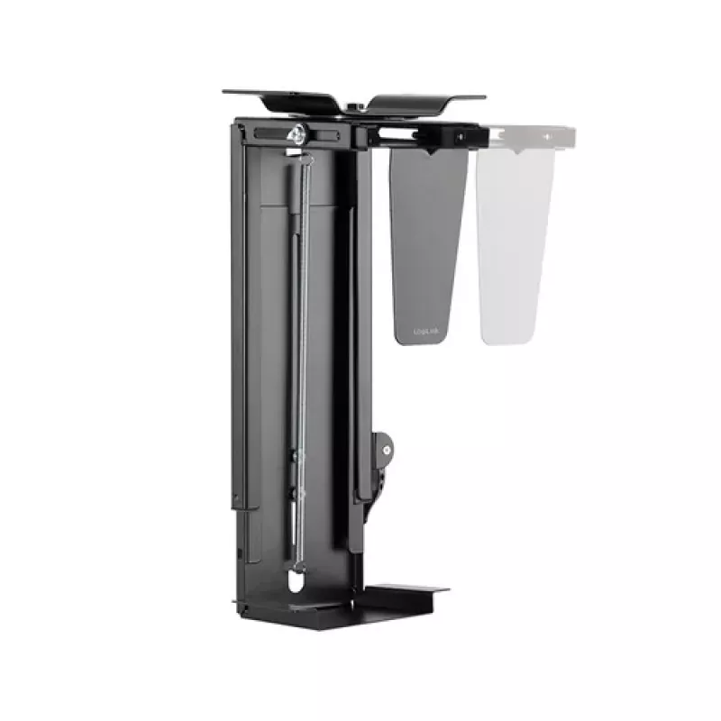 LogiLink EO0030 draaibare pc-houder onder het bureau met snelsluiting, zwart, max. 10 kg