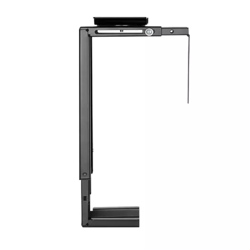 LogiLink EO0030 draaibare pc-houder onder het bureau met snelsluiting, zwart, max. 10 kg