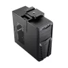 LogiLink EO0030 draaibare pc-houder onder het bureau met snelsluiting, zwart, max. 10 kg