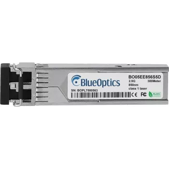 BlueOptics BO05EE856S5D SFP-transceiver, 2.5GBASE-SX, multimode vezel, 850nm, 300m, LC-duplex, DDM, 0°C tot +70°C, compatibel met Hirschmann 942162-001