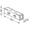WAGO doorvoerverbinder voor 2773-2401, push-in, max. 4 mm², 2 aders