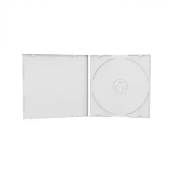 MEDIARANGE Slim Jewel Case voor het bewaren van cd's - 10-pack, transparant