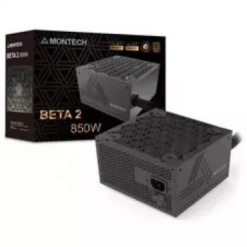 Montech BETA 2 80 PLUS Bronze voeding, ATX 3.1, PCIe 5.1 - 850 watt, zwart