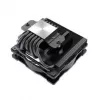 Akasa ALUCIA H6L M2 low-profile CPU-koeler – 120 mm, zwart/blauw
