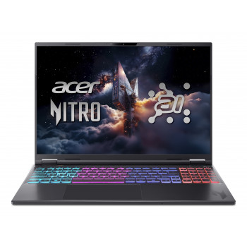 Acer Nitro 16S AI AN16S-61-R9PZ gaminglaptop, 16 inch WQXGA IPS 180Hz, AMD Ryzen AI 9 365, 16GB DDR5, 1TB SSD, GeForce RTX 5070 8GB, zonder besturingssysteem