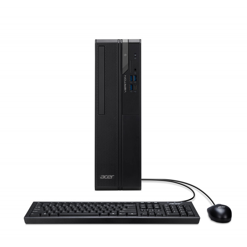 Acer Veriton X2 VX2723GT compacte tower - Intel Core i3-14100 4,7 GHz - 8 GB RAM - 256 GB SSD - Windows 11 Pro