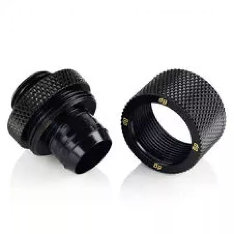 Bitspower G1/4 compressiefitting CC4 Ultimate voor 16/10mm - mat zwart