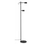 Luca LED-vloerlamp, 2x4W, Zwart