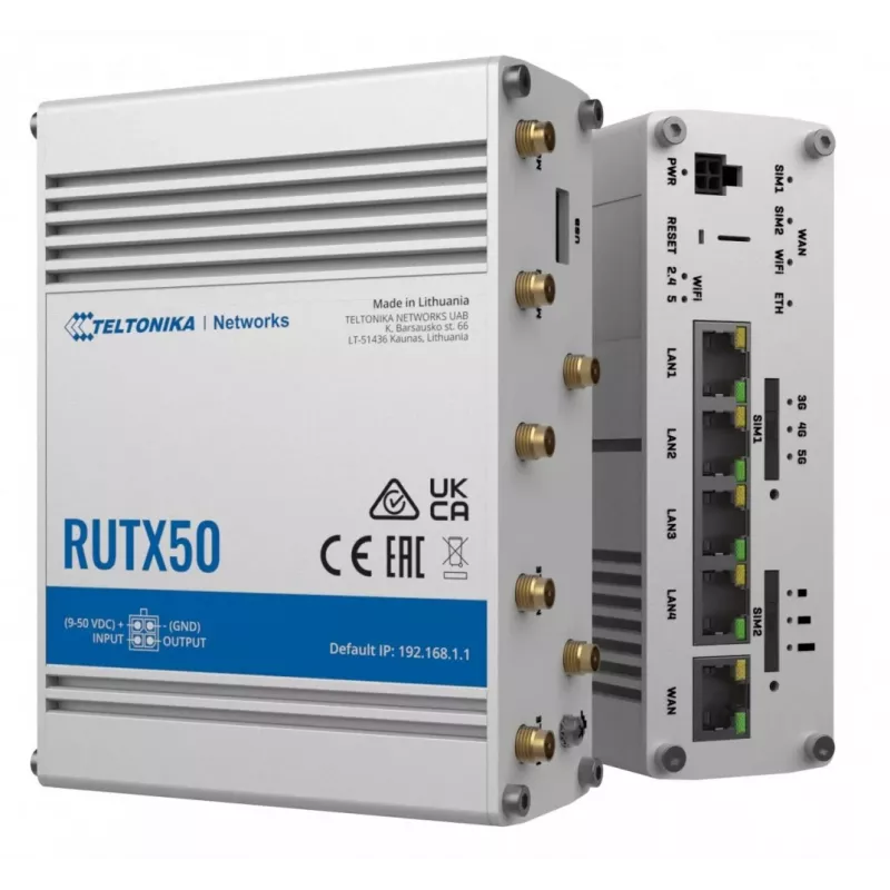 Teltonika RUTX50 industriële 5G-router