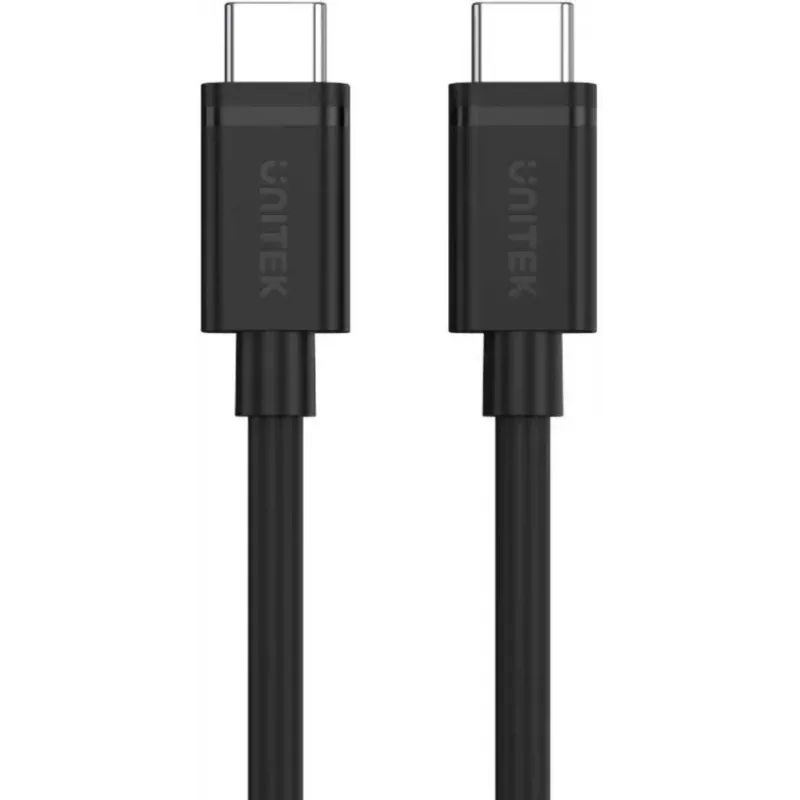UNITEK USB-C naar USB-C kabel 3m - zwart - USB 3.2 Gen 2 10Gbps 100W PD