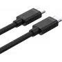 UNITEK USB-C naar USB-C kabel 3m - zwart - USB 3.2 Gen 2 10Gbps 100W PD