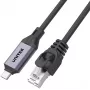 UNITEK USB-C naar RJ-45 Gigabit Ethernet adapterkabel 2m