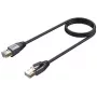 UNITEK Cat.8 S/FTP Ethernet patchkabel RJ45 LAN netwerkkabel 8m zwart