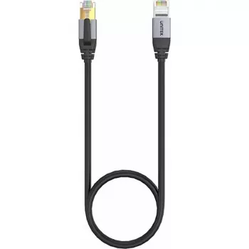 UNITEK Cat.8 S/FTP Ethernet patchkabel RJ45 LAN 20m zwart