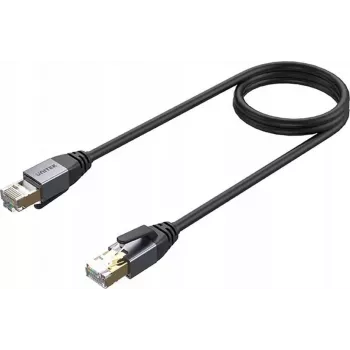 UNITEK Cat.8 S/FTP Ethernet patchkabel RJ45 LAN 20m zwart