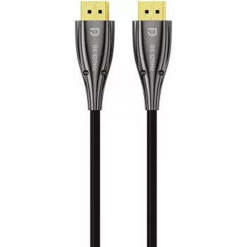 UNITEK 30m Actieve Optische DisplayPort 2.1 kabel 8K 60Hz zwart