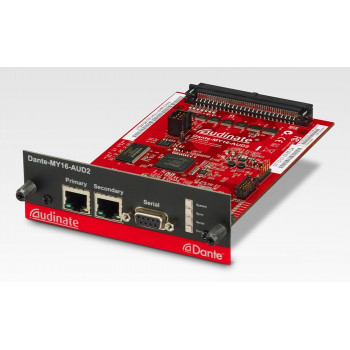 Yamaha Dante-MY16-AUD2 - Dante interfacekaart 16-kanaals digitaal in/uit, 2x RJ-45, 24-bit
