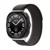 Tech-Protect nylon armband voor Samsung Galaxy Watch Ultra (47mm) - zwart/oranje