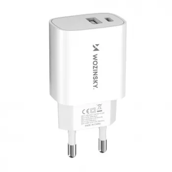 Wozinsky WGWCW 20W USB-A USB-C voeding - wit