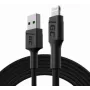 Green Cell PowerStream KABGC21 USB-A naar Lightning-kabel, 1,2 m, zwart