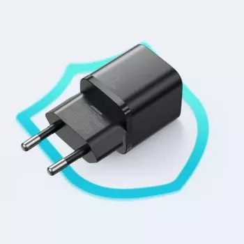 JOYROOM snelle wandlader USB-C 20W Power Delivery Quick Charge 3.0 AFC zwart (L-P202)