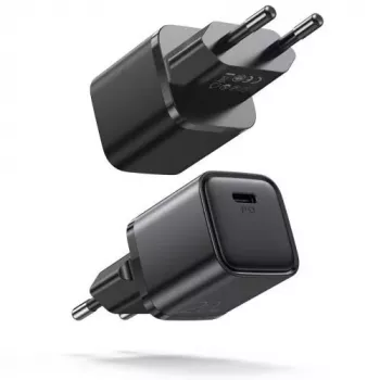 JOYROOM snelle wandlader USB-C 20W Power Delivery Quick Charge 3.0 AFC zwart (L-P202)