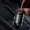 Dudao R3MAX 48W QC PD mini autolader - zwart