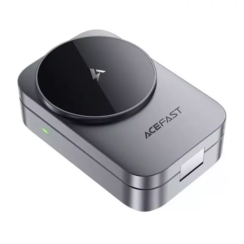 ACEFAST E22 3-in-1 draadloos oplaadstation MagSafe-compatibel - grijs