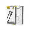 Dudao L7C USB-C naar USB-C 100W kabel met LED-indicator 1m - zwart