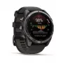 Garmin fenix 8 Pro 51 mm MicroLED saffier carbon grey DLC titanium met zwart/pebblegrey siliconenband
