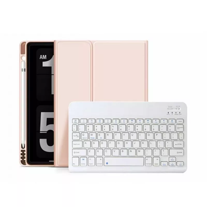Tech-Protect SC Pen + toetsenbordhoes voor iPad 10.9" (10e gen, 2022) / 11" (2025), roze