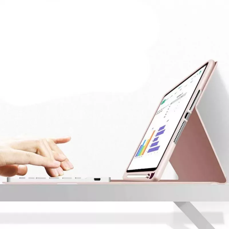 Tech-Protect SC Pen + toetsenbordhoes voor iPad 10.9" (10e gen, 2022) / 11" (2025), roze