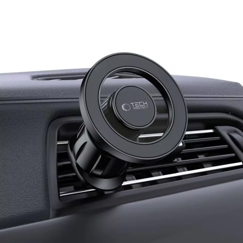 TECH-PROTECT N51 magnetische MagSafe ventilatiehouder voor auto zwart