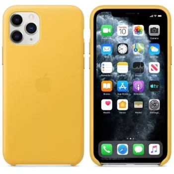 Apple iPhone 11 Pro leren hoesje MWYA2ZM/A Meyer Lemon