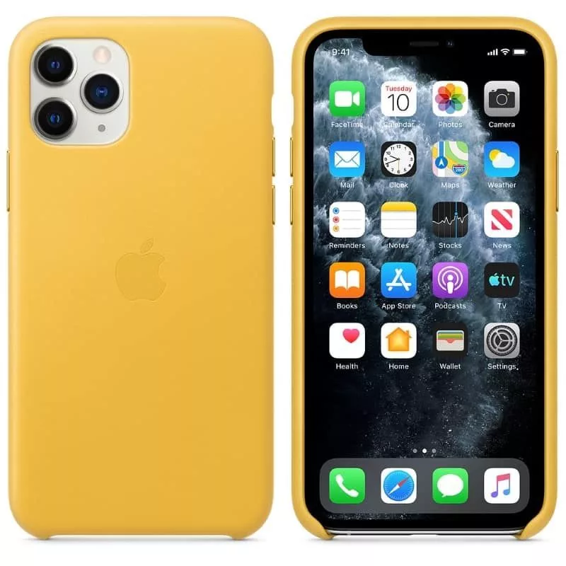 Apple iPhone 11 Pro leren hoesje MWYA2ZM/A Meyer Lemon