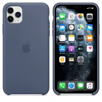 Apple iPhone 11 Pro Max siliconen hoesje MX032ZM/A Alaskan Blue