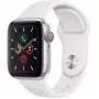 Apple Watch Series 5 GPS zilver 44mm aluminium sportkast wit
