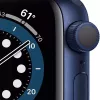 Apple Watch Series 6 GPS, 40mm aluminium kast met Deep Navy sportband blauw