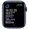 Apple Watch Series 6 GPS, 44mm aluminium kast met sportband Deep Navy