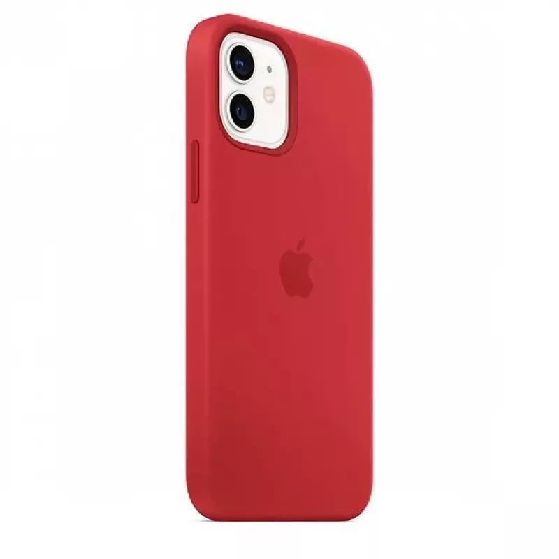 Apple siliconen hoesje met MagSafe voor iPhone 12 mini rood
