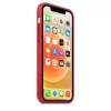 Apple siliconen hoesje met MagSafe voor iPhone 12 mini rood