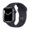 Apple Watch Series 7 GPS, 41mm Midnight aluminium kast met sportband - Regular Midnight