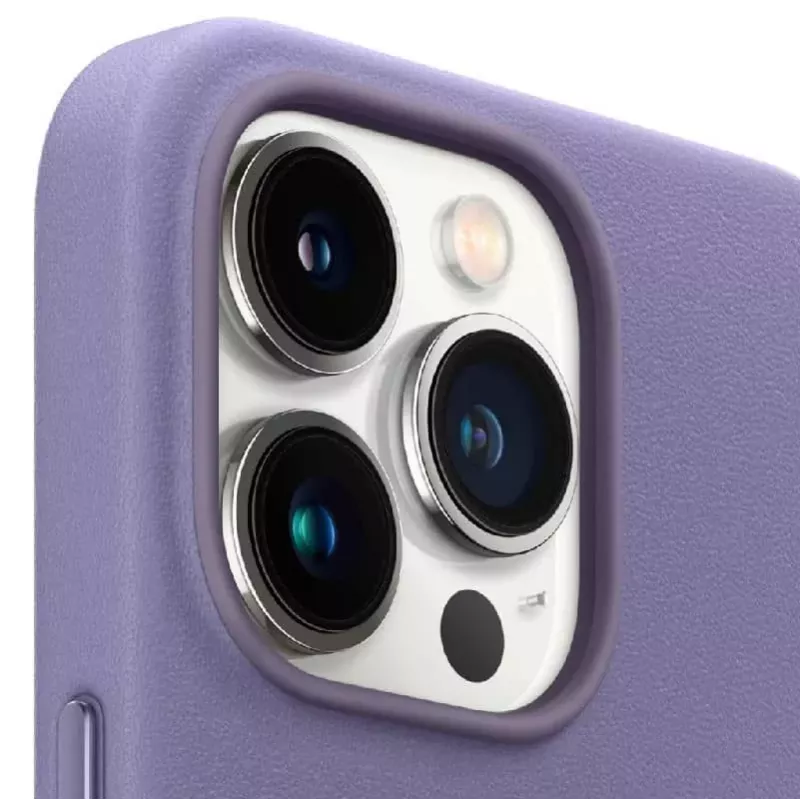 Apple iPhone 13 Pro Max leren hoesje met MagSafe Wisteria