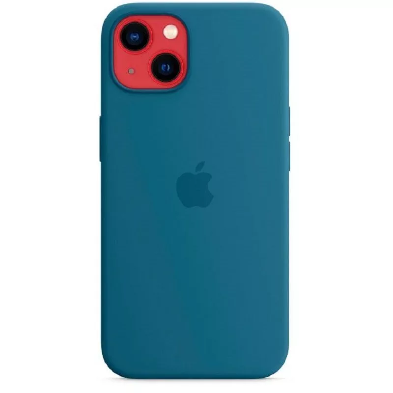 Apple iPhone 13 siliconen hoesje met MagSafe Blauhäher